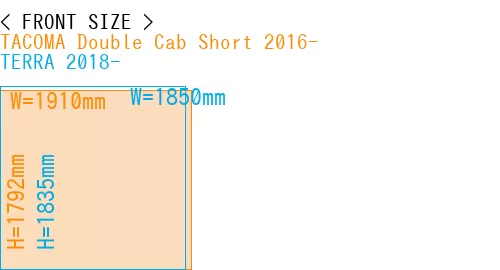 #TACOMA Double Cab Short 2016- + TERRA 2018-
